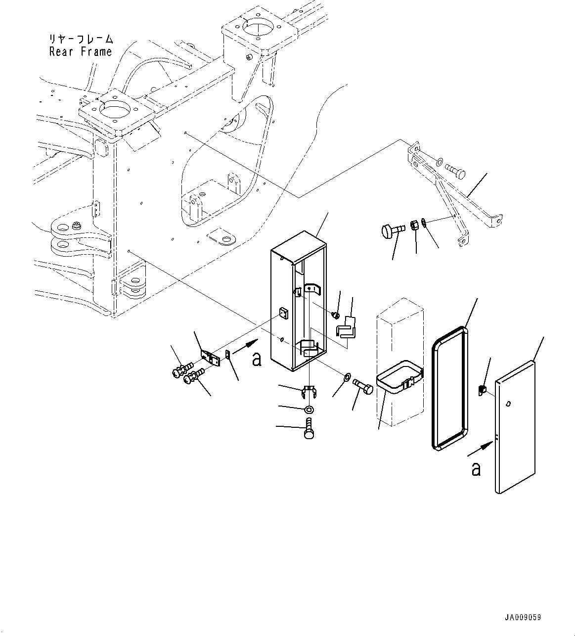 Bracket(Ladder,Mounting) (424-54-46960) KOMATSU
