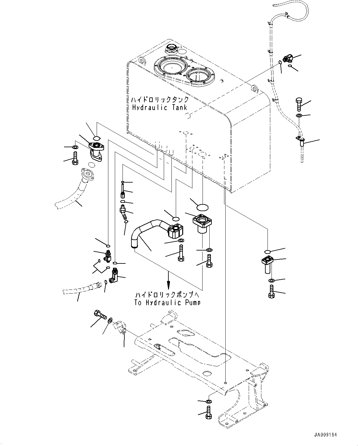 Hose(Brake Control,Brake Piping) (423-43-46550) KOMATSU