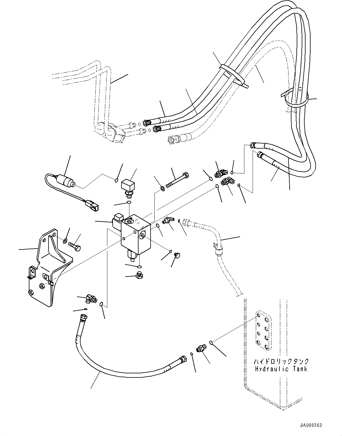Hose(LS Piping,With 2-Additional Actuator Piping) (22B-62-28132) KOMATSU