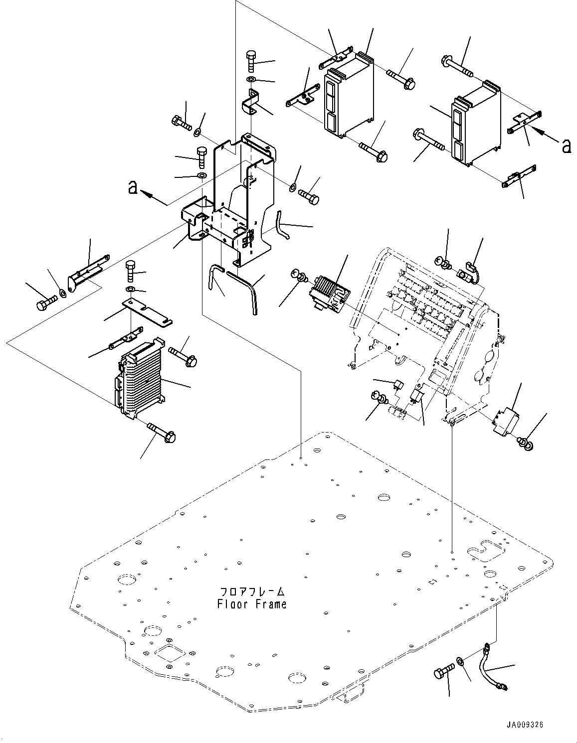 ROPS Cab Assembly, Additional Working Lamp, Cab,KOMTRAX 425-925-5750 KOMATSU