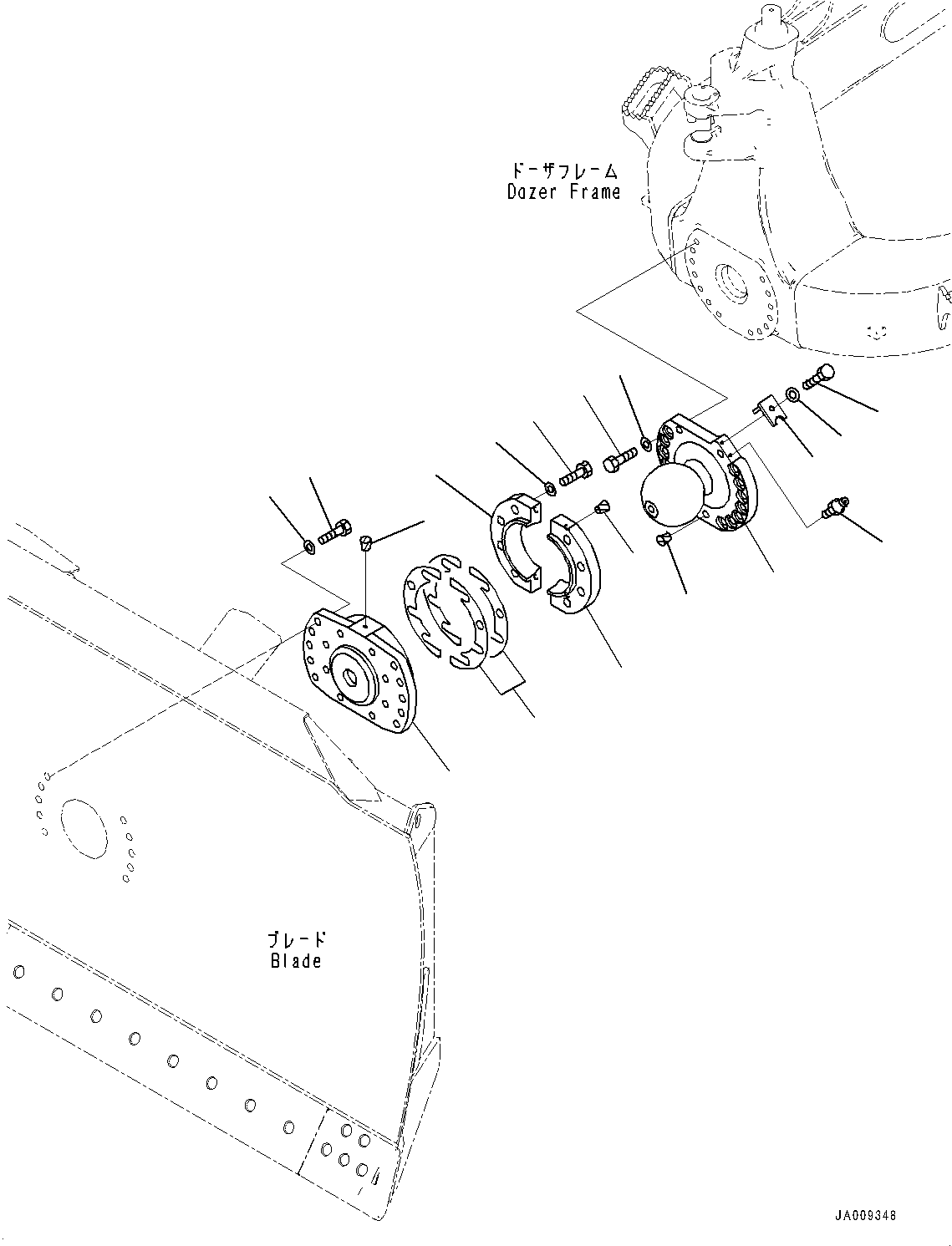 Цапфа 13Y-72-17470 KOMATSU