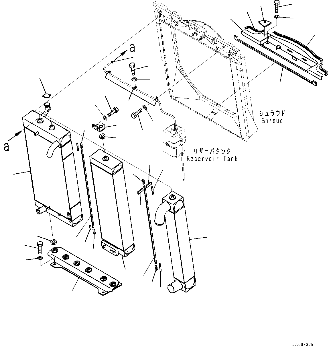 Aftercooler Assembly 13Y-03-11301 KOMATSU