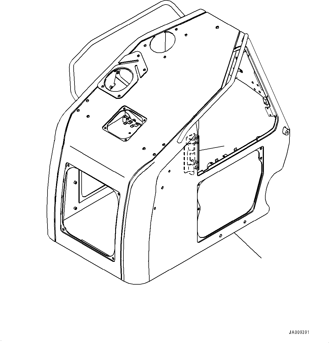 Капот 13Y-54-B1010 KOMATSU