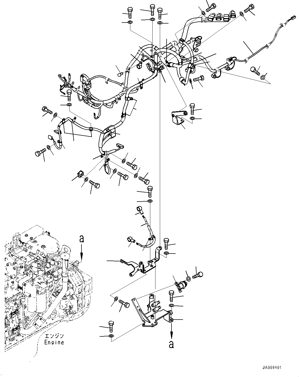Кабель 13Y-06-14352 KOMATSU