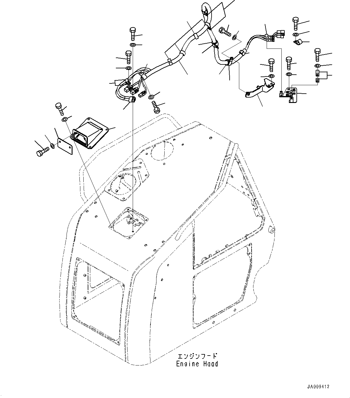 Жгут проводов 13Y-06-11945 KOMATSU