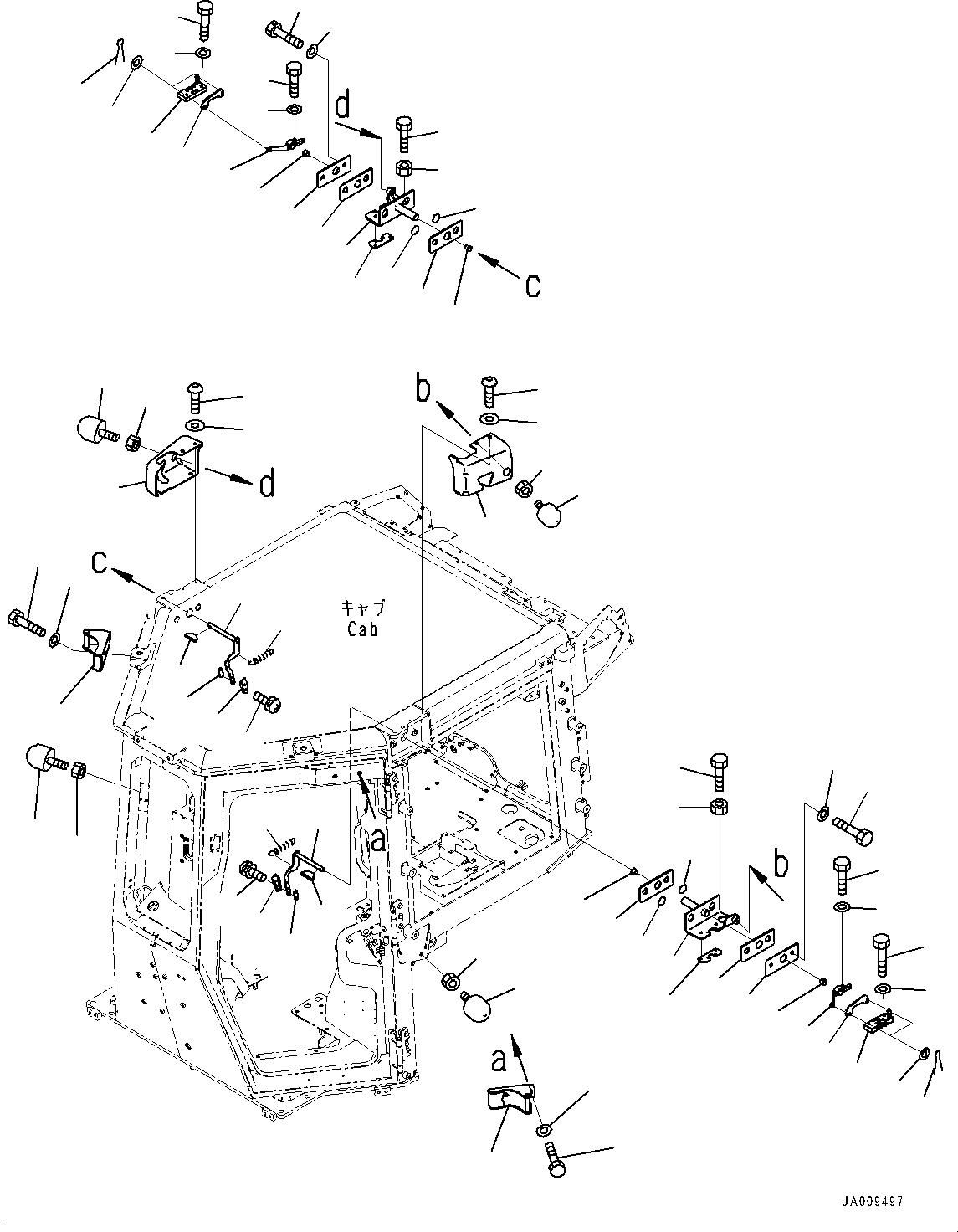 Ответная планка замка 12Y-54-26430 KOMATSU