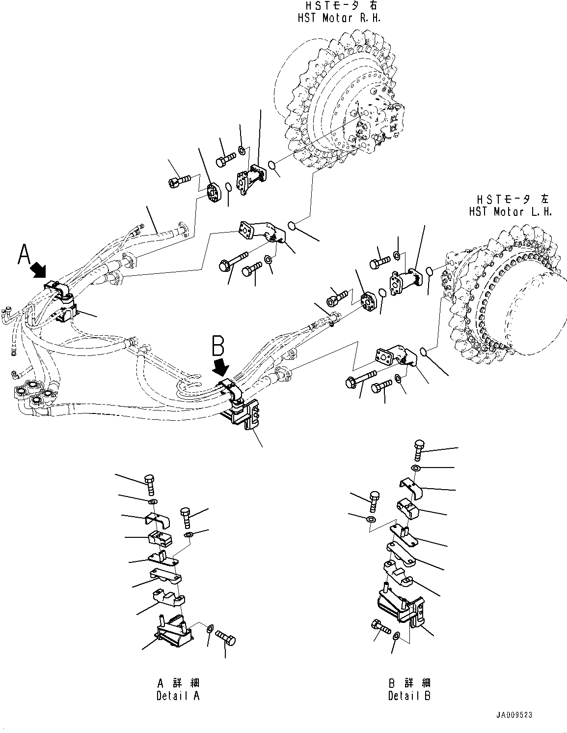 Болт с внутренним шестигранником 01252-A1235 KOMATSU