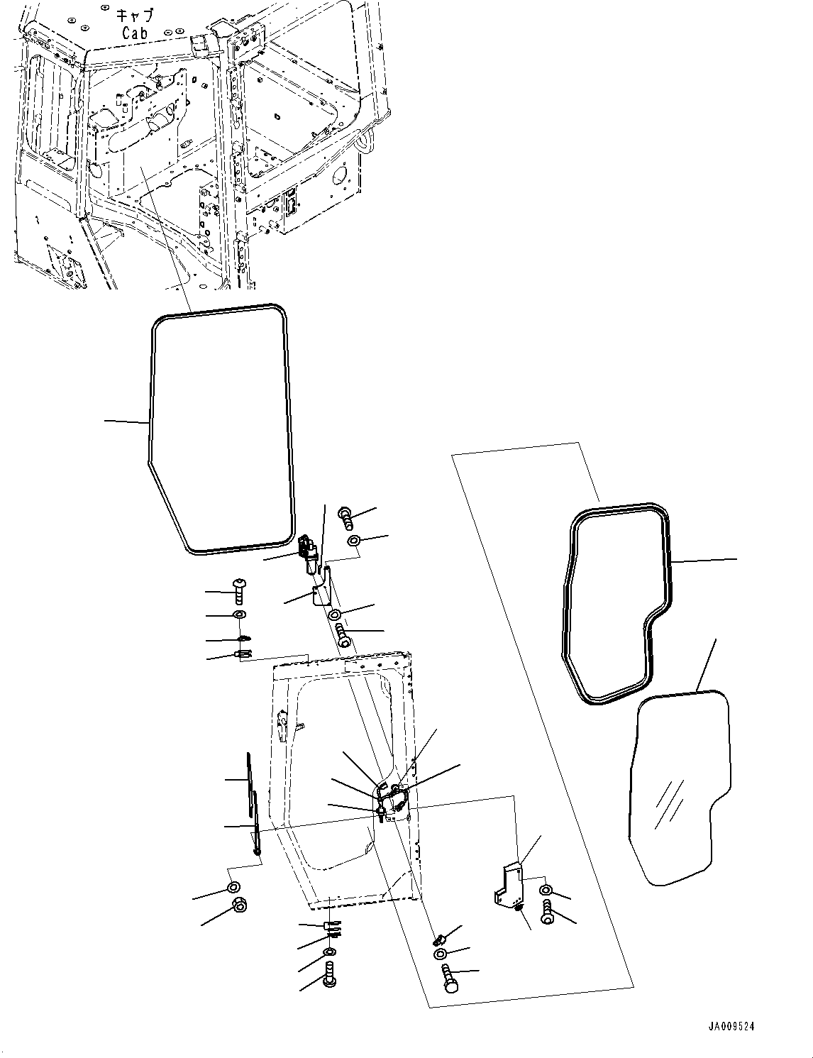 Уплотнитель проёма 14X-Y79-4740 KOMATSU