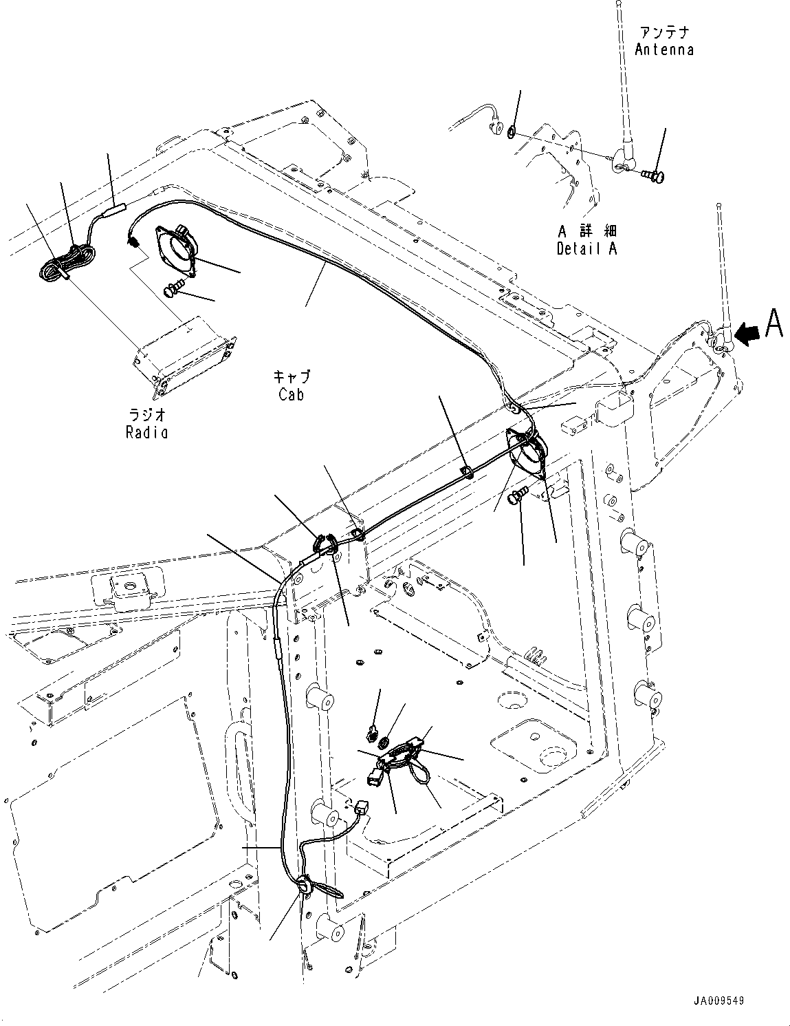 Кабель 56B-06-37150 KOMATSU