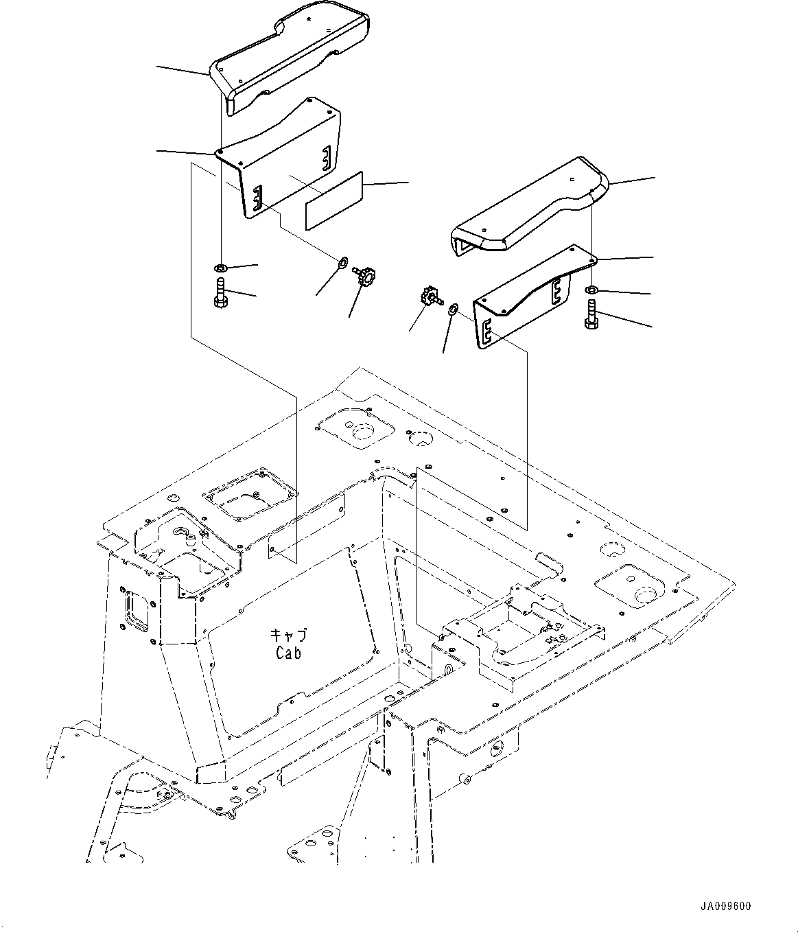 Armrest Assembly 12Y-54-28841 KOMATSU