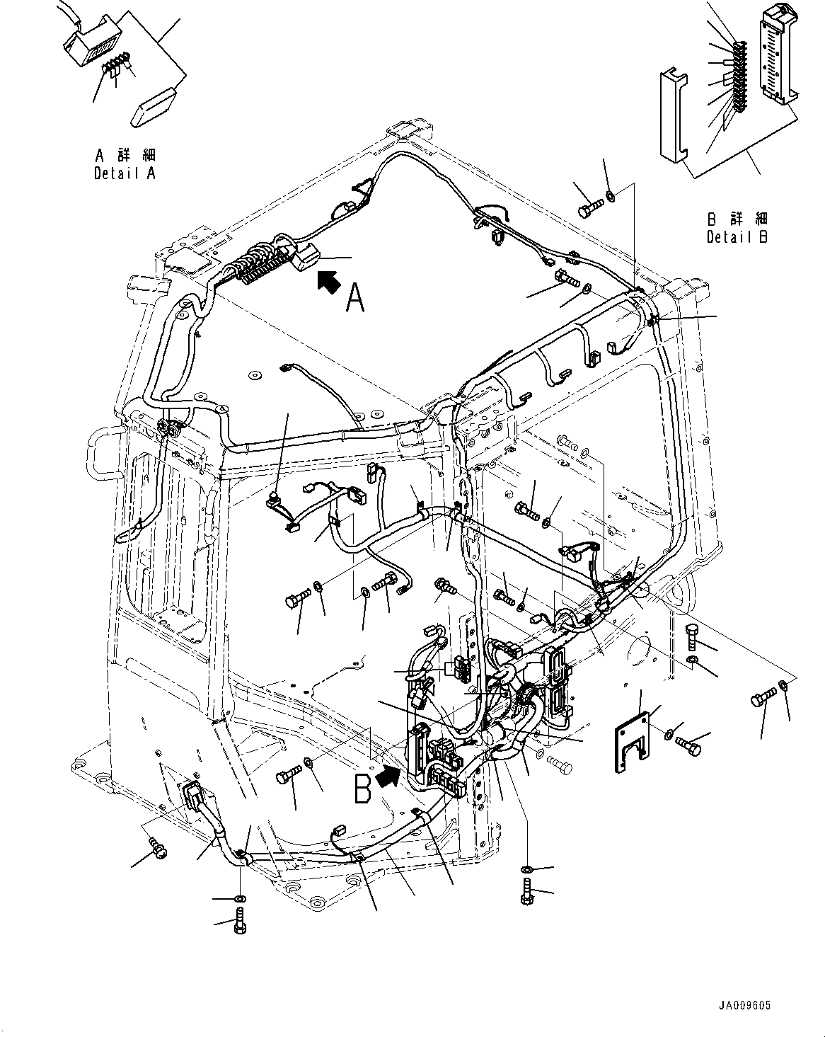 Жгут проводов 14X-06-53630 KOMATSU