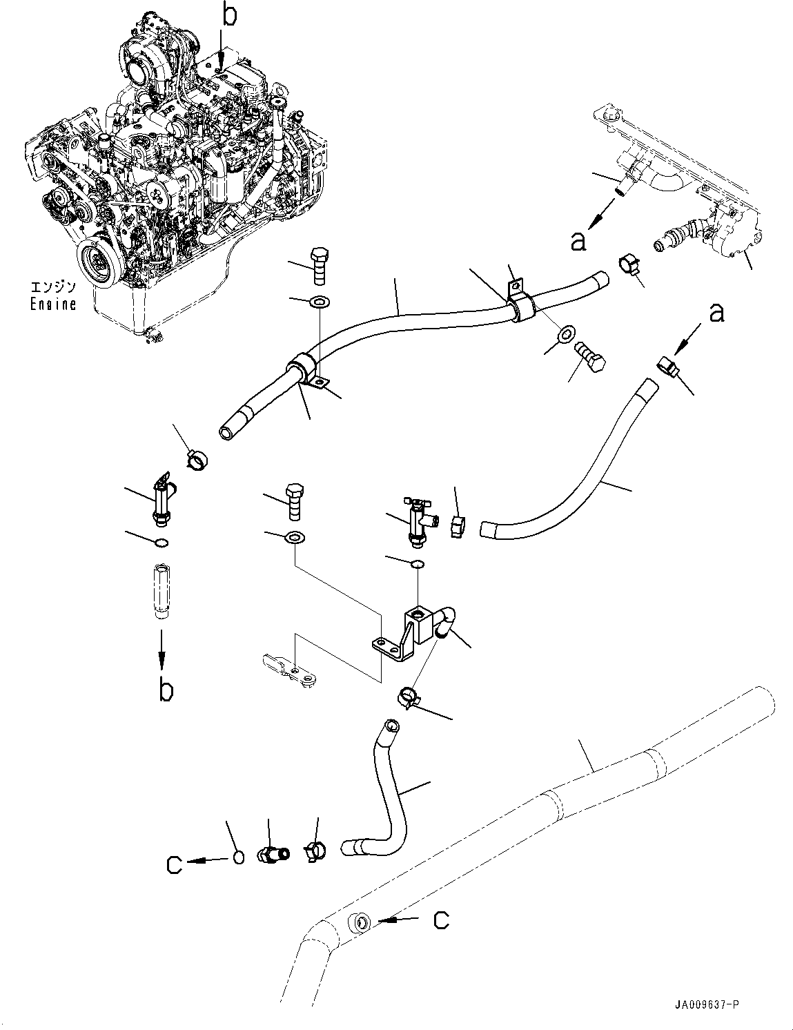 Шланг 13Y-979-1322 KOMATSU