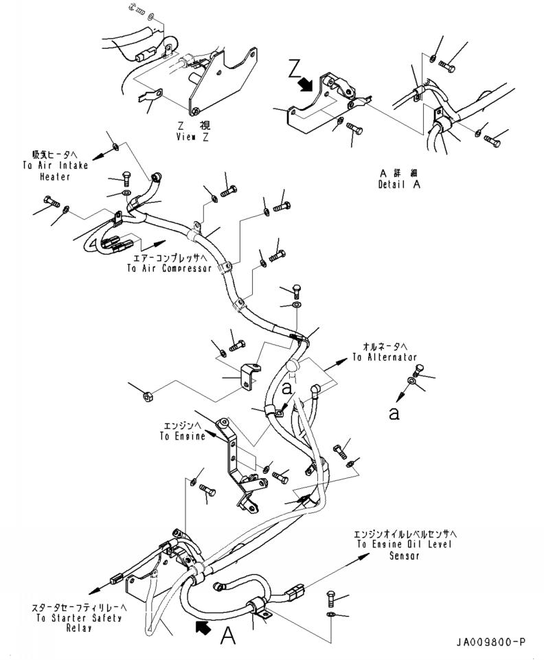 Жгут проводов 421-06-52170 KOMATSU