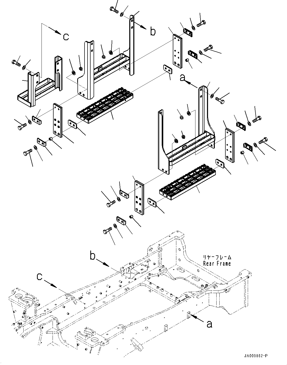 Подножка 421-54-54760 KOMATSU
