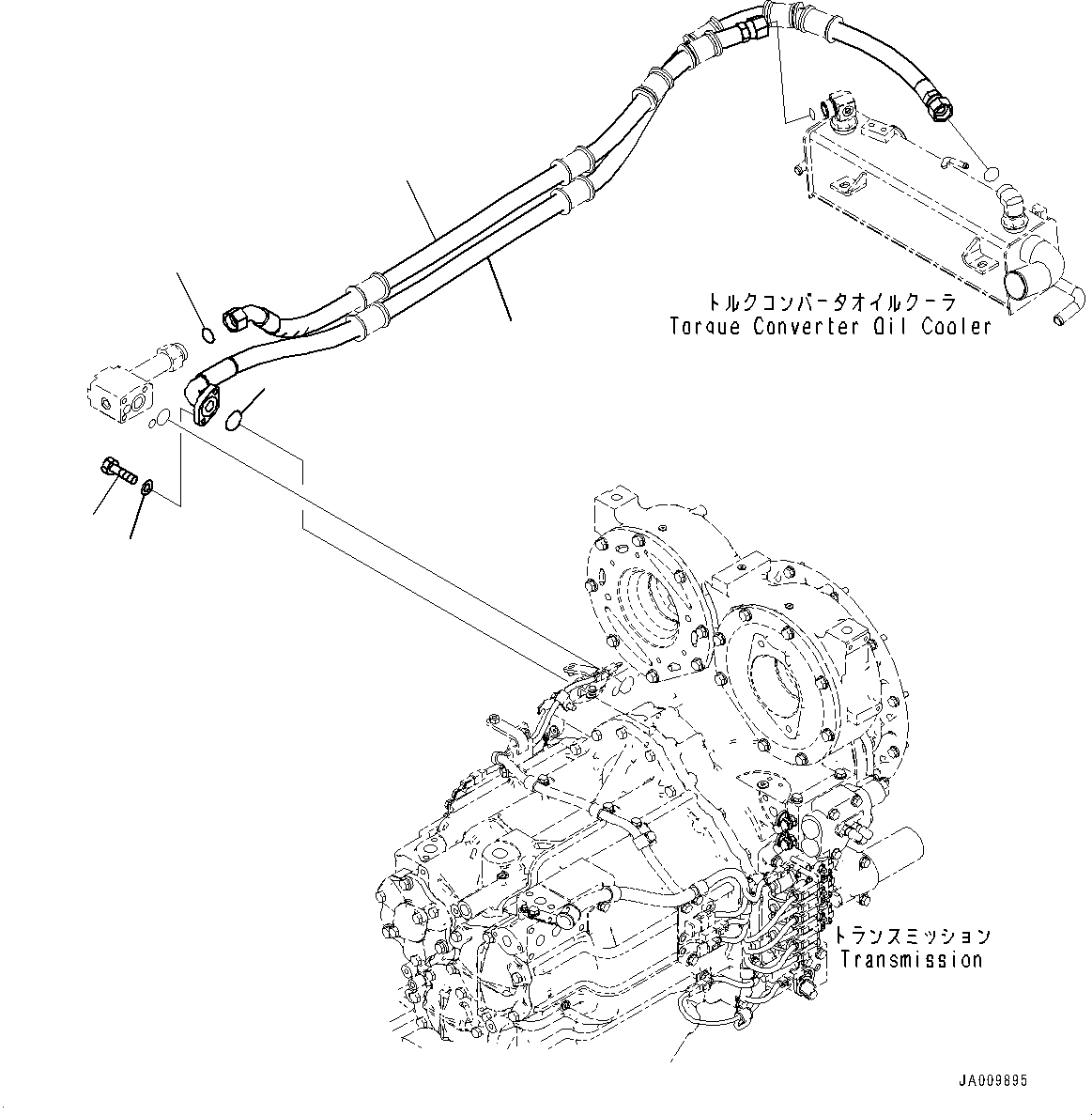 Шланг 421-09-55110 KOMATSU