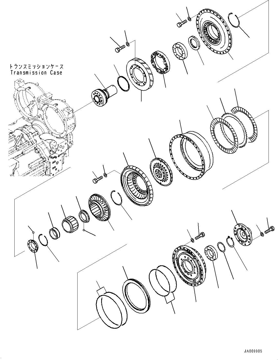 Коробка передач в сборе 421-15-60010 KOMATSU