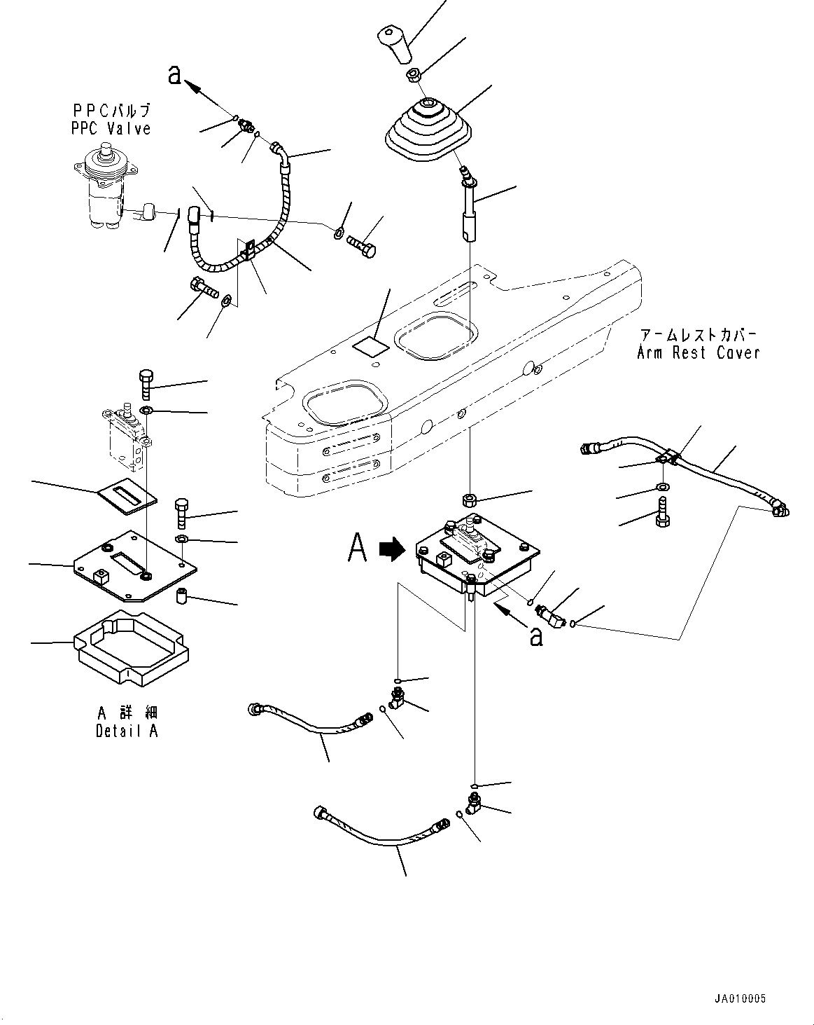 Plate, Symbol, Winch Control 09673-00005 KOMATSU