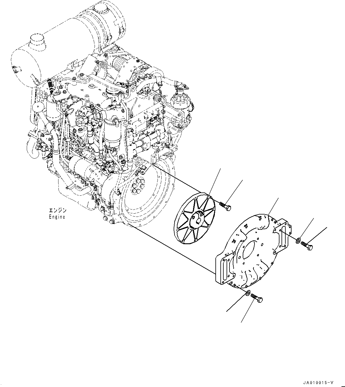 Крышка 11Y-12-41111 KOMATSU
