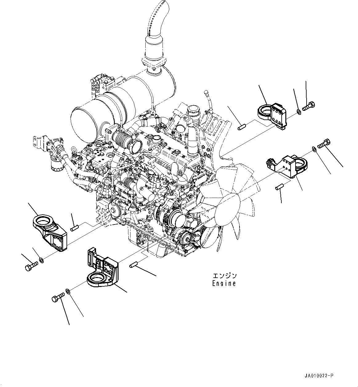 Кронштейн 22B-01-31541 KOMATSU