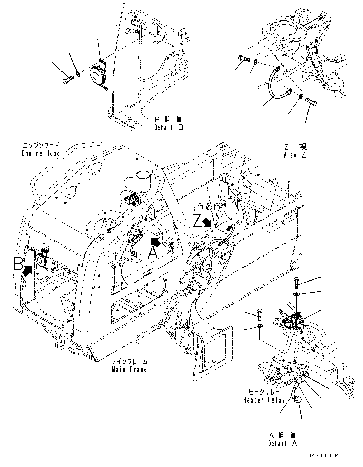 Кабель 11Y-06-41570 KOMATSU