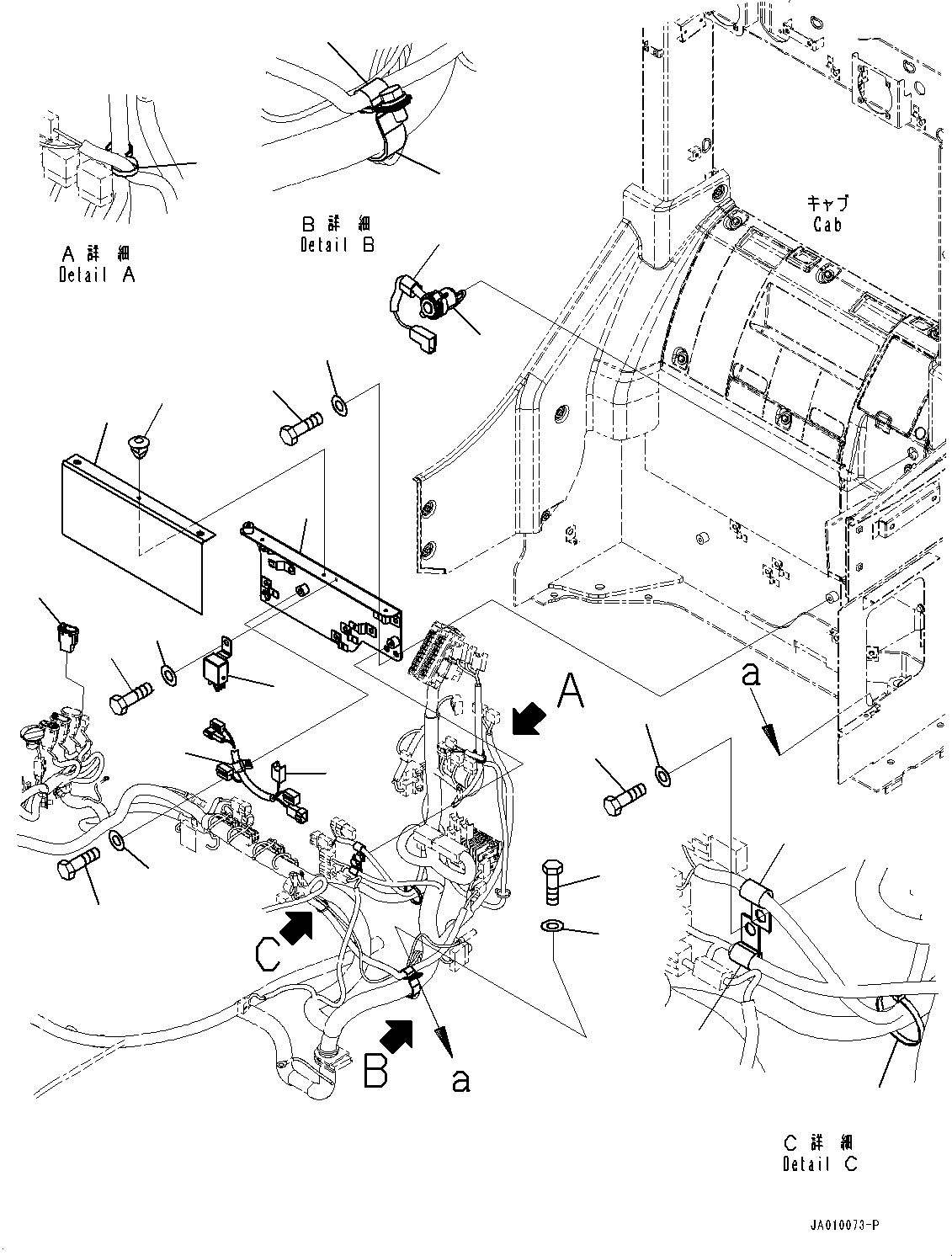 Кронштейн 22B-54-35451 KOMATSU