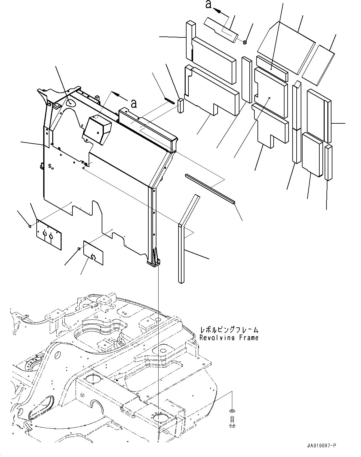 Лист 22B-54-34390 KOMATSU