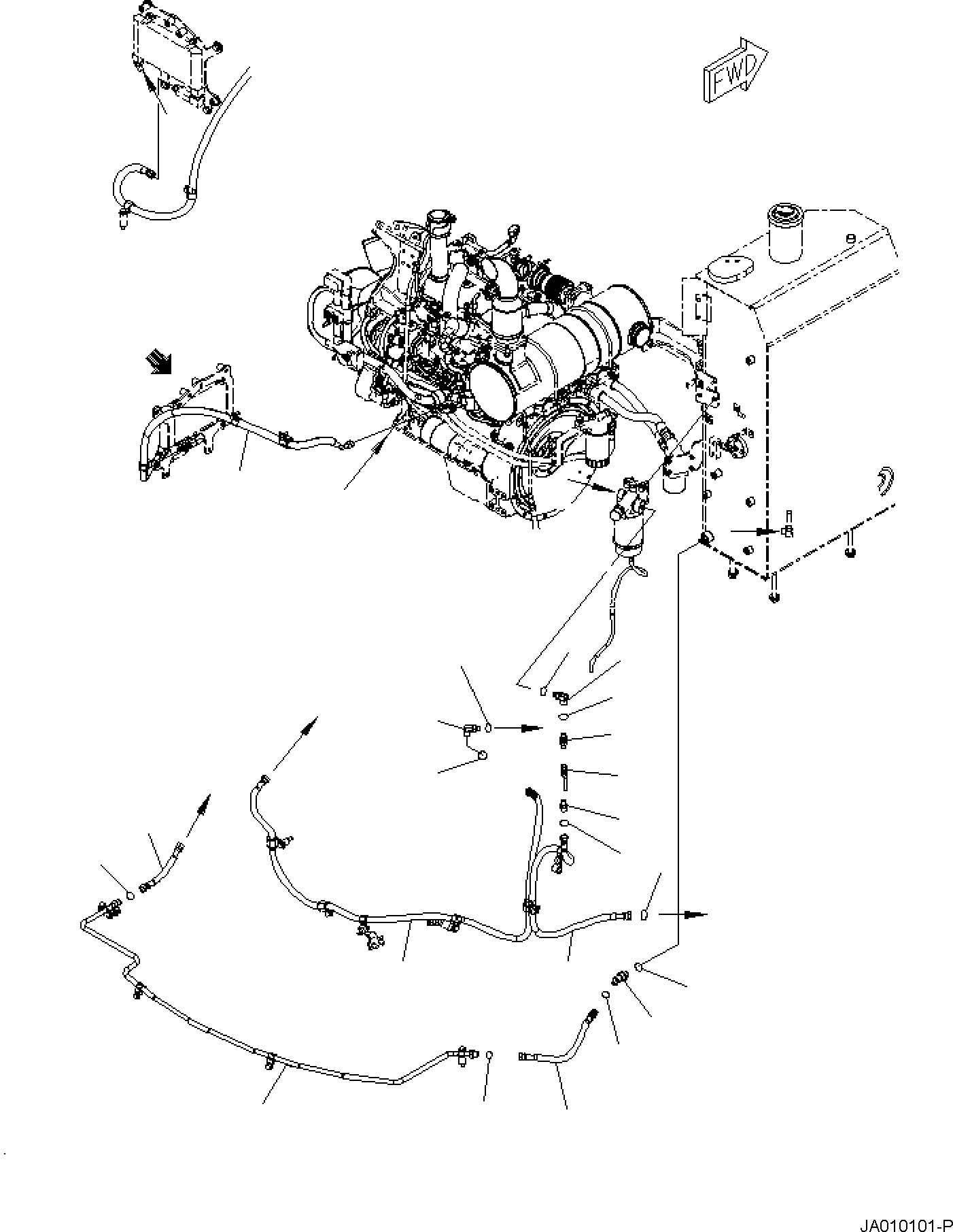 Ниппель 21D-62-32940 KOMATSU