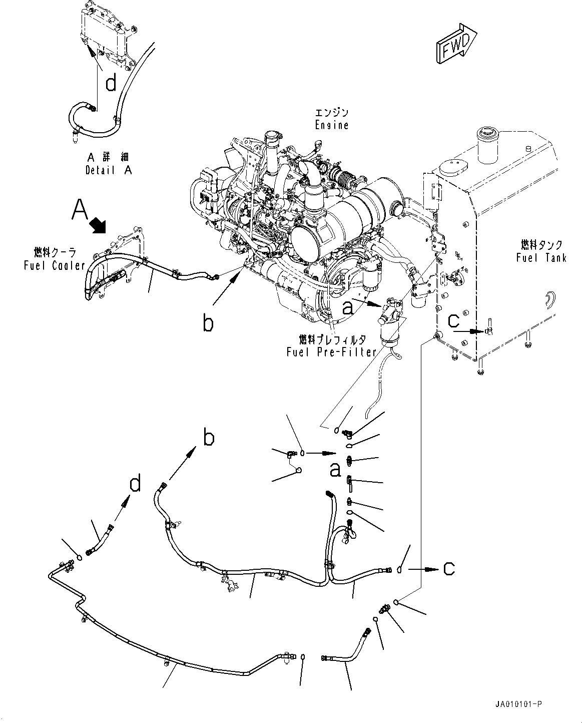 Шланг 22B-04-31331 KOMATSU