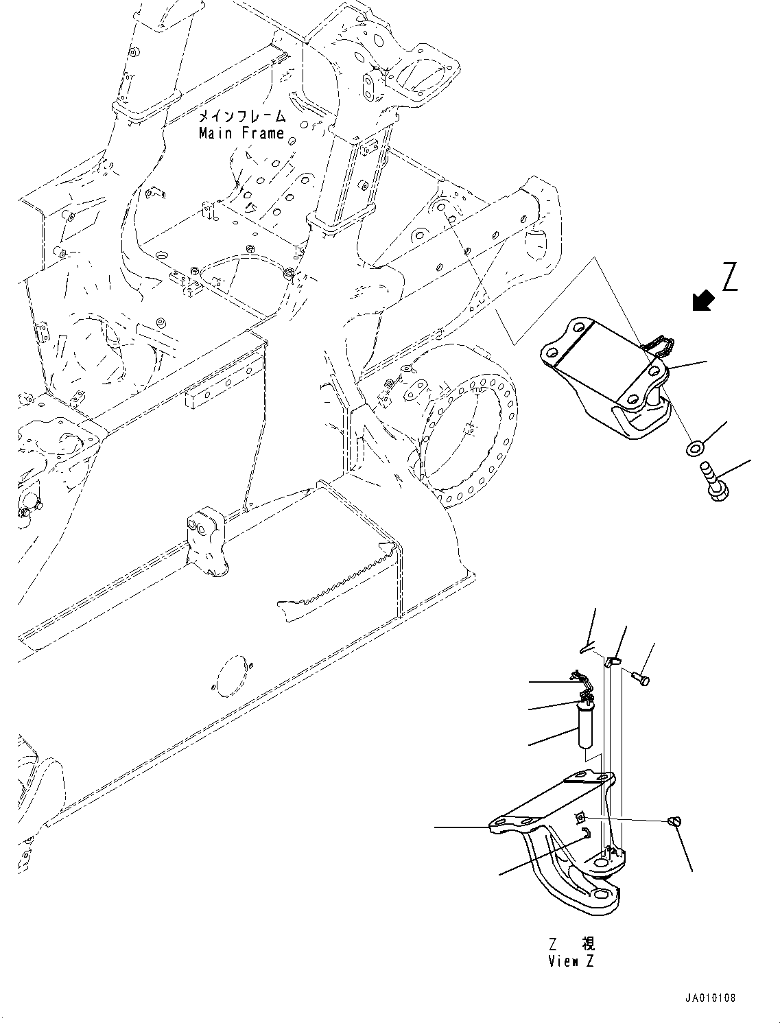 Drawbar Assembly 11Y-69-41111 KOMATSU