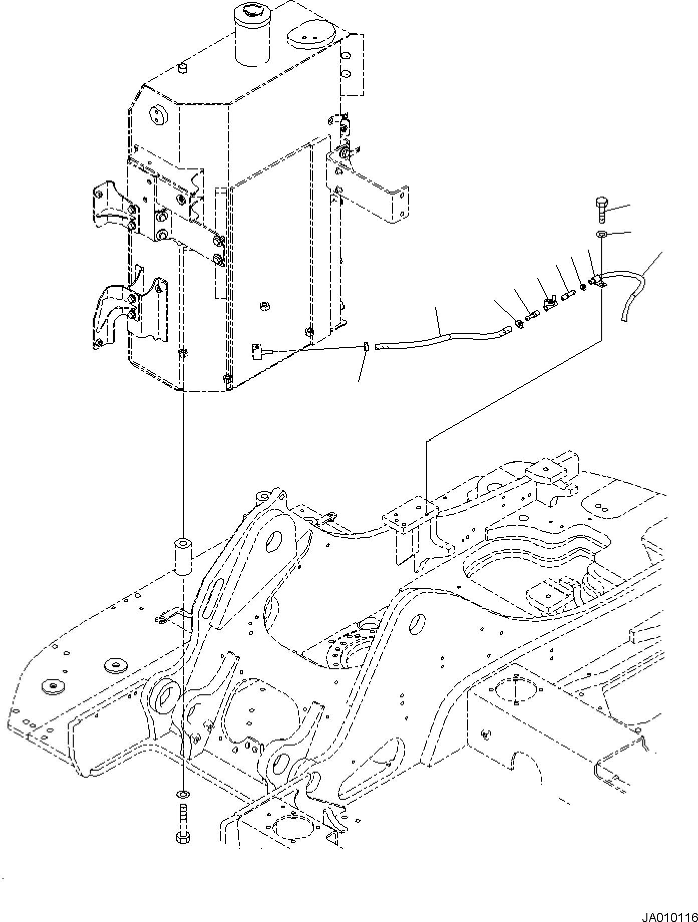 Шланг 22B-04-31241 KOMATSU