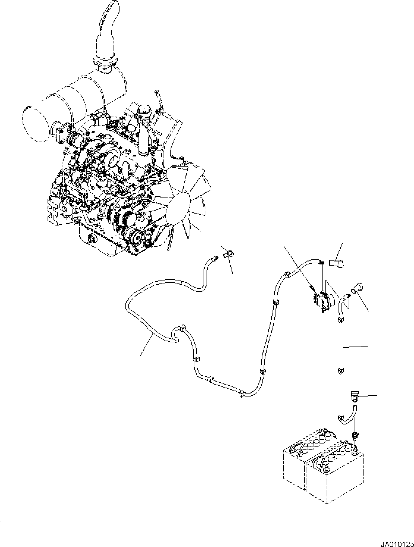 кабель 22B-06-31211 KOMATSU
