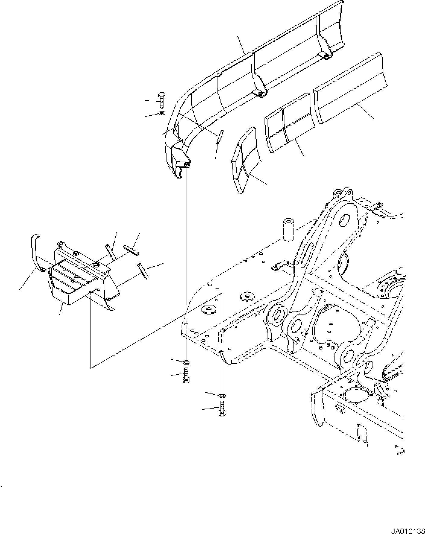 COVER, ASSEMBLY 22B-54-31900 KOMATSU