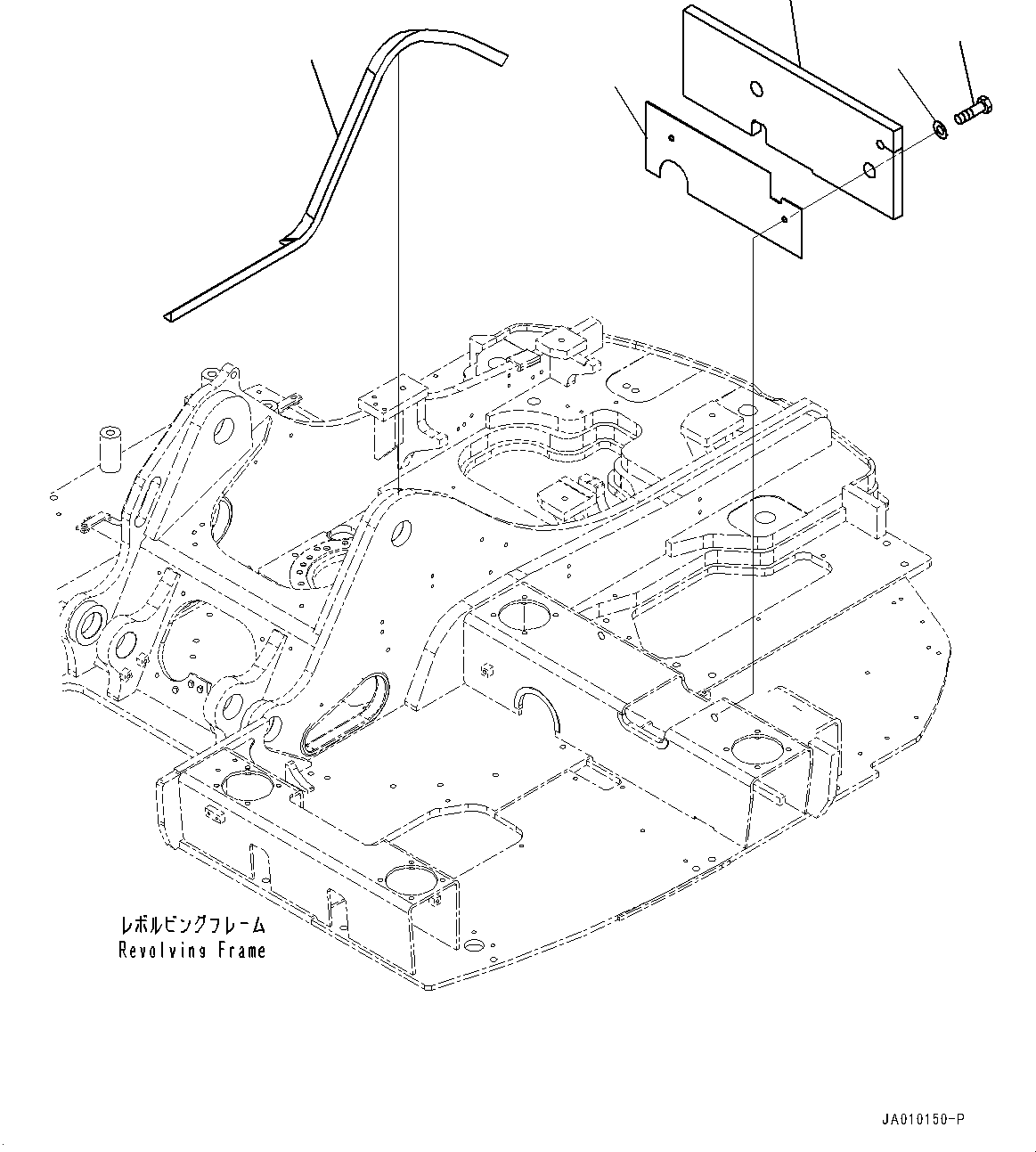 Амортизирующая подушка 22B-54-31431 KOMATSU