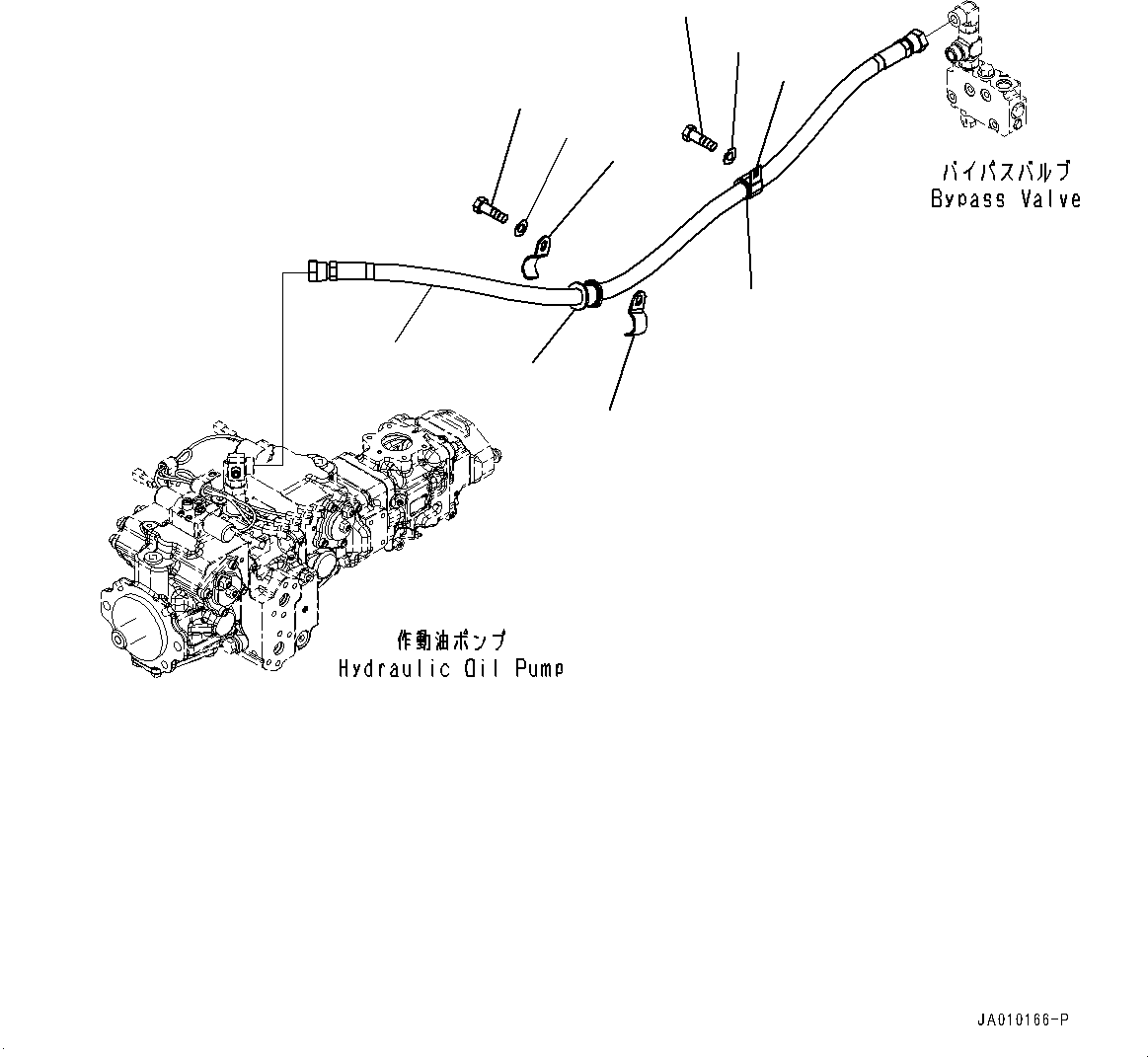 Шланг 11Y-62-43151 KOMATSU