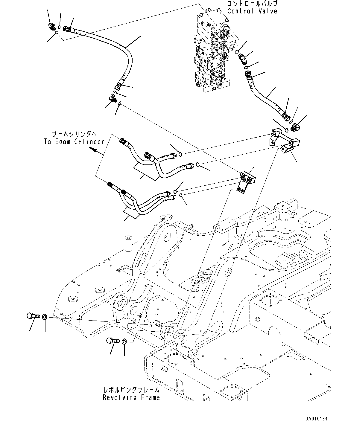 Шланг 22B-62-33971 KOMATSU