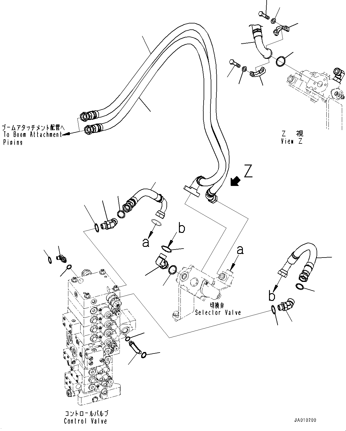 Шланг 22B-62-31222 KOMATSU