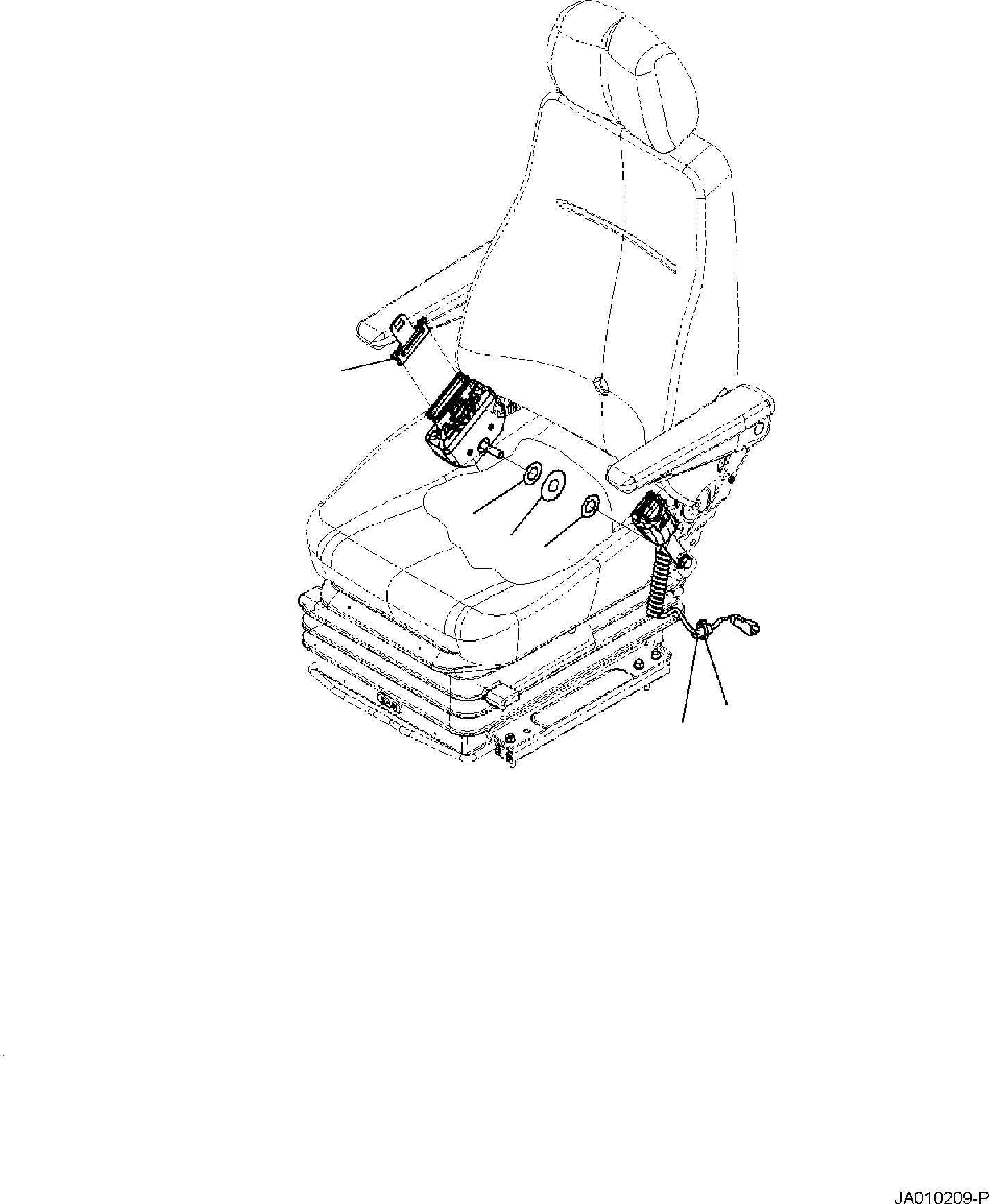 Seat Belt Kit, 2Inch 22B-57-31911 KOMATSU