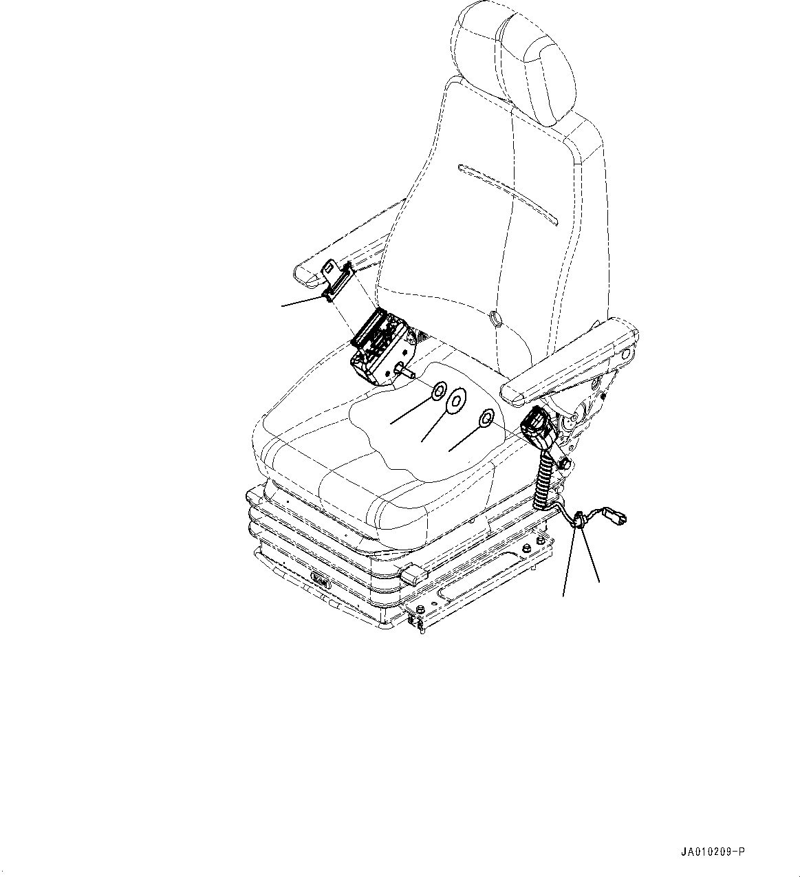 Seat Belt Kit, 3Inch 22B-57-31921 KOMATSU