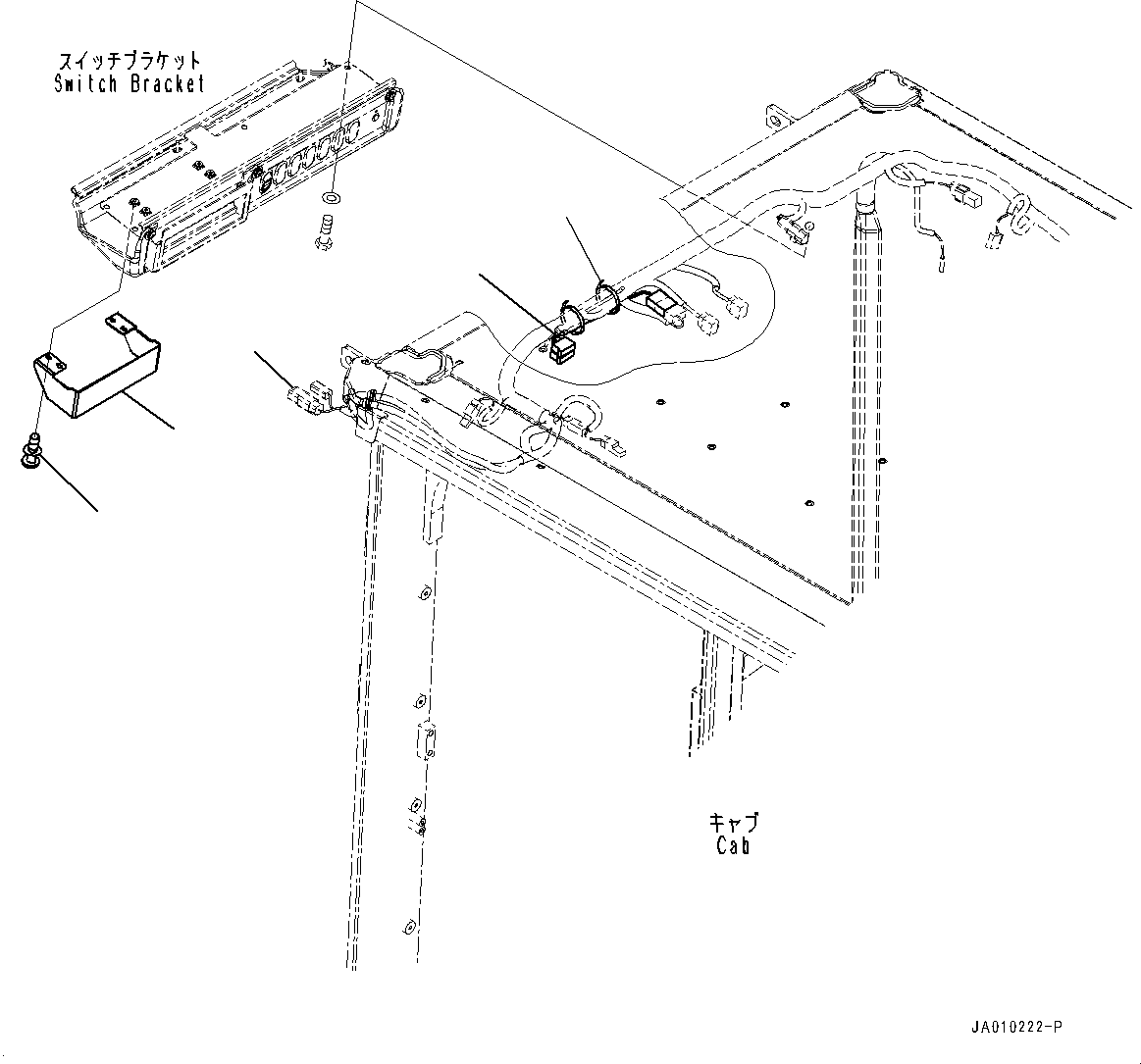 Wiring Harness(Cab Floor,Cab Wiring Harness) (421-926-5850) KOMATSU