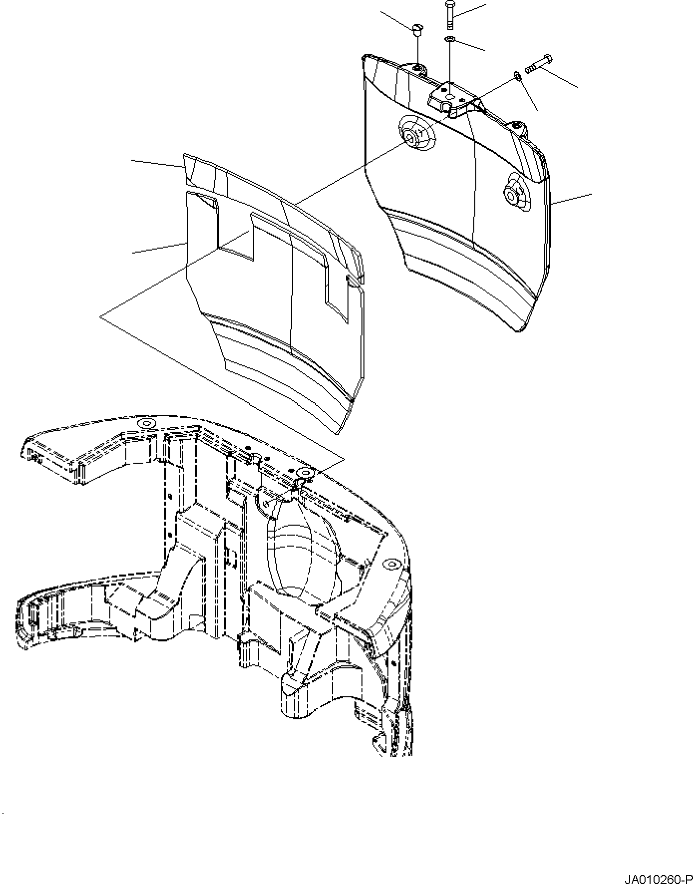 Болт 01011-B3620 KOMATSU