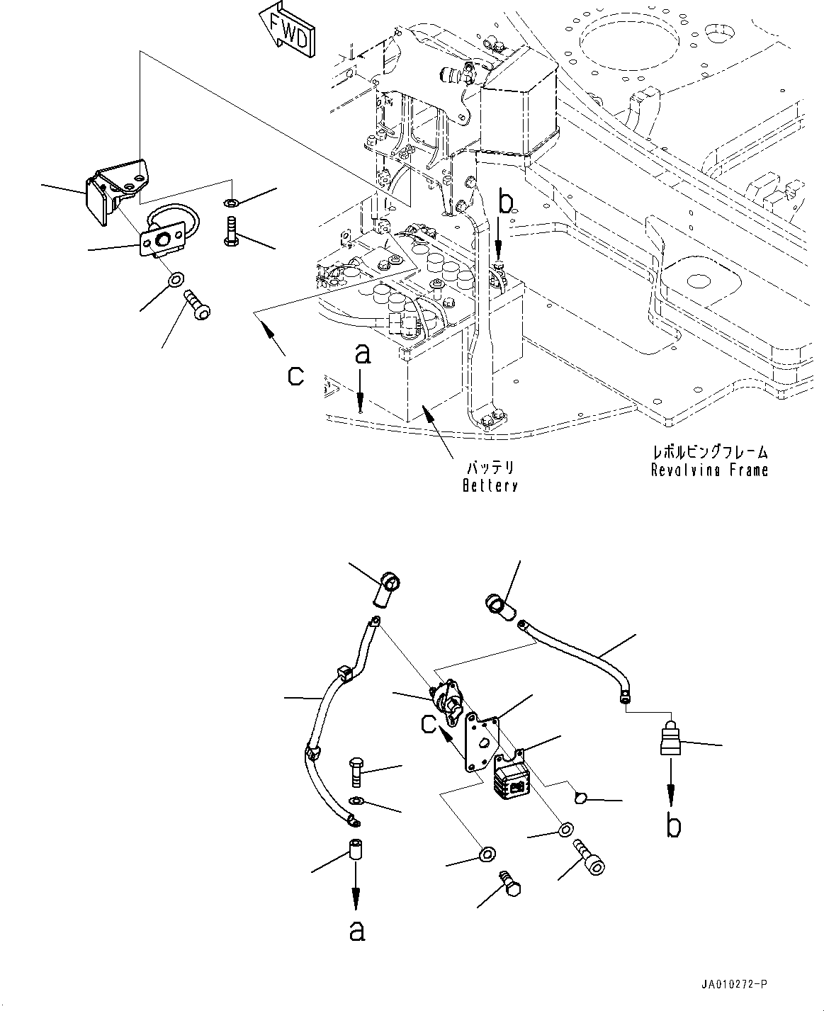 Кронштейн 22B-06-38171 KOMATSU