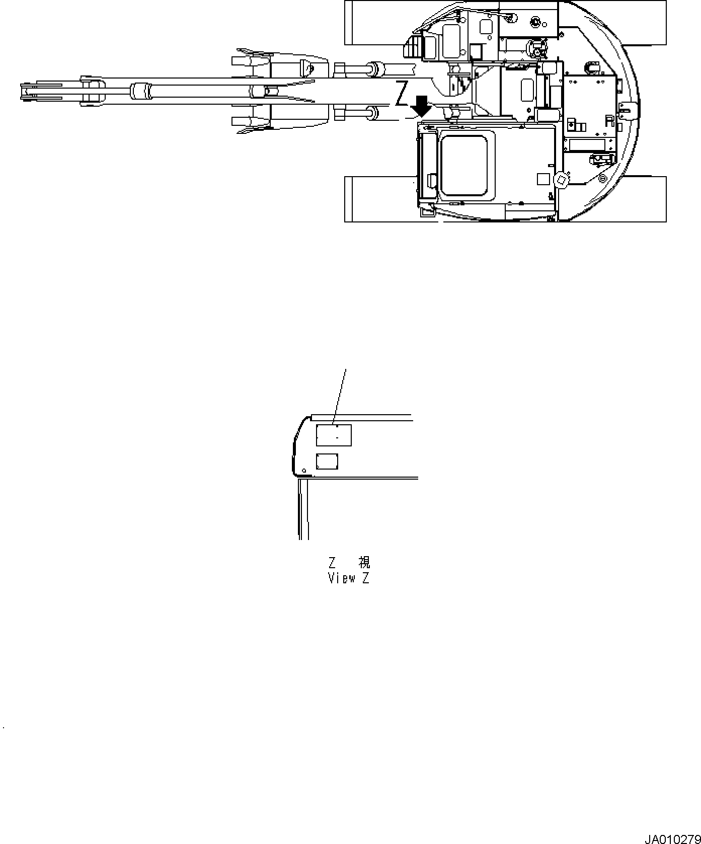 Plate, Hook Position 22U-00-31390 KOMATSU