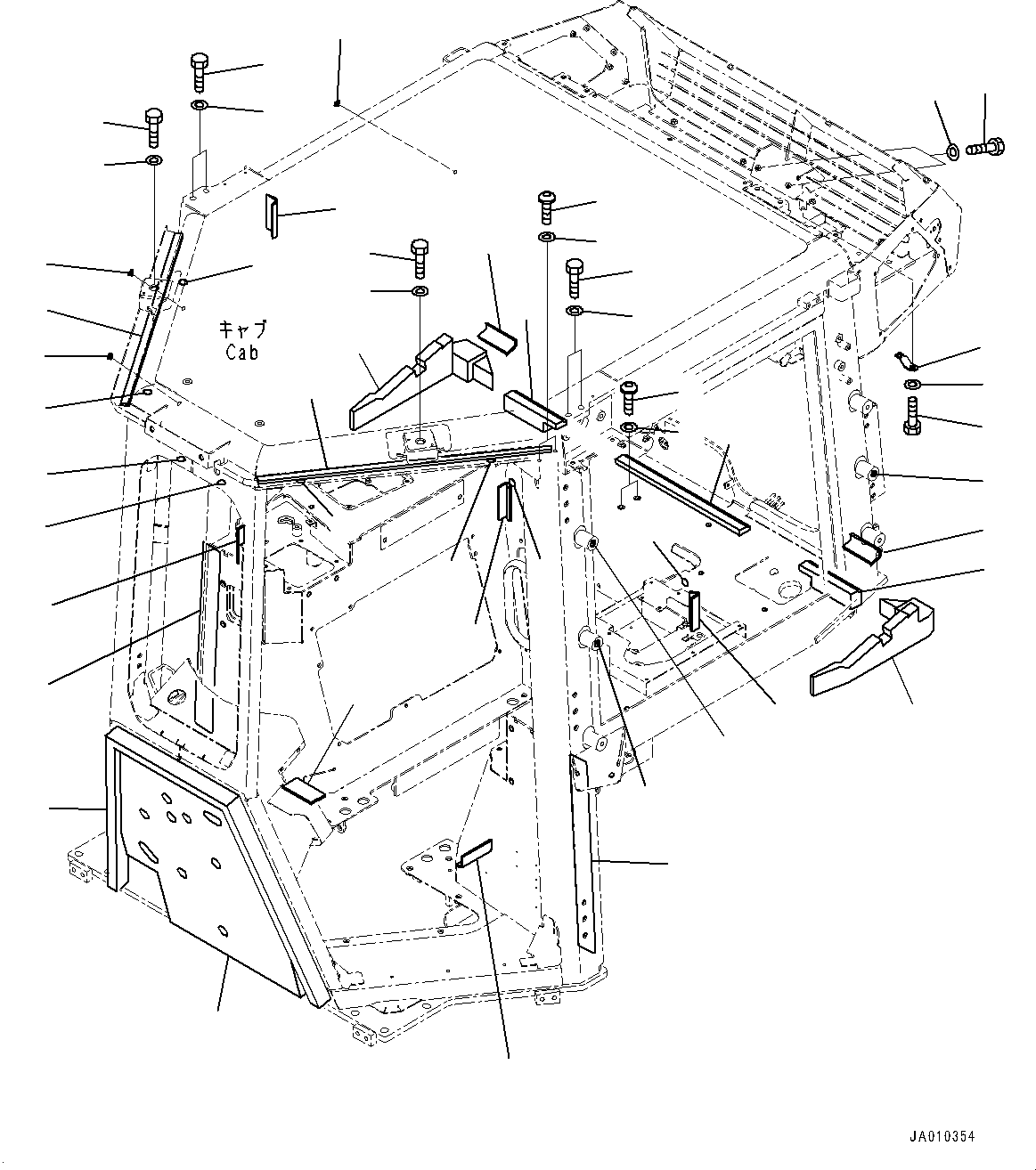 Уплотнение 11Y-54-46751 KOMATSU