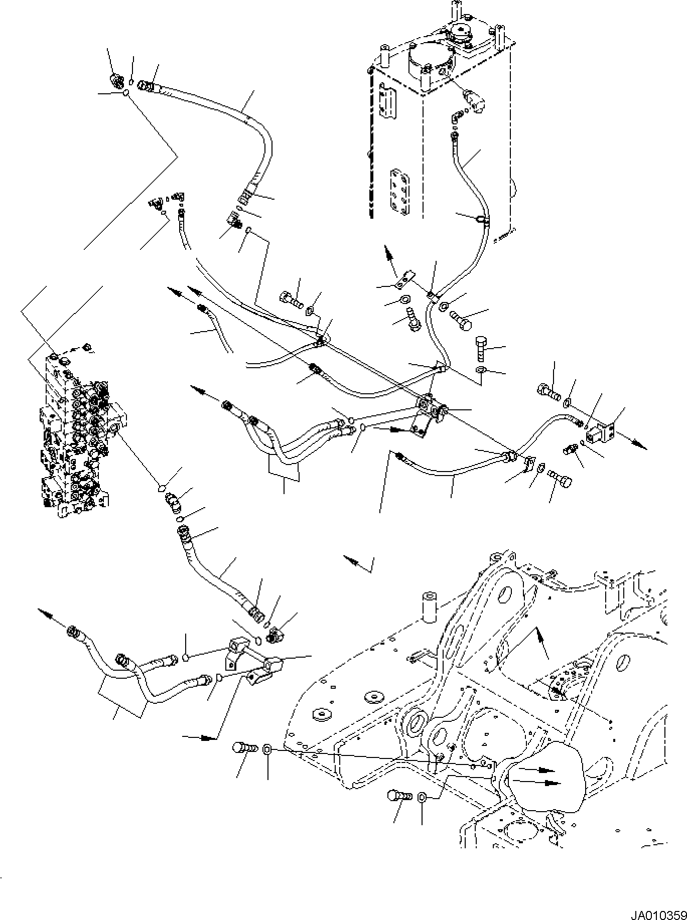 Шланг 22B-62-31331 KOMATSU