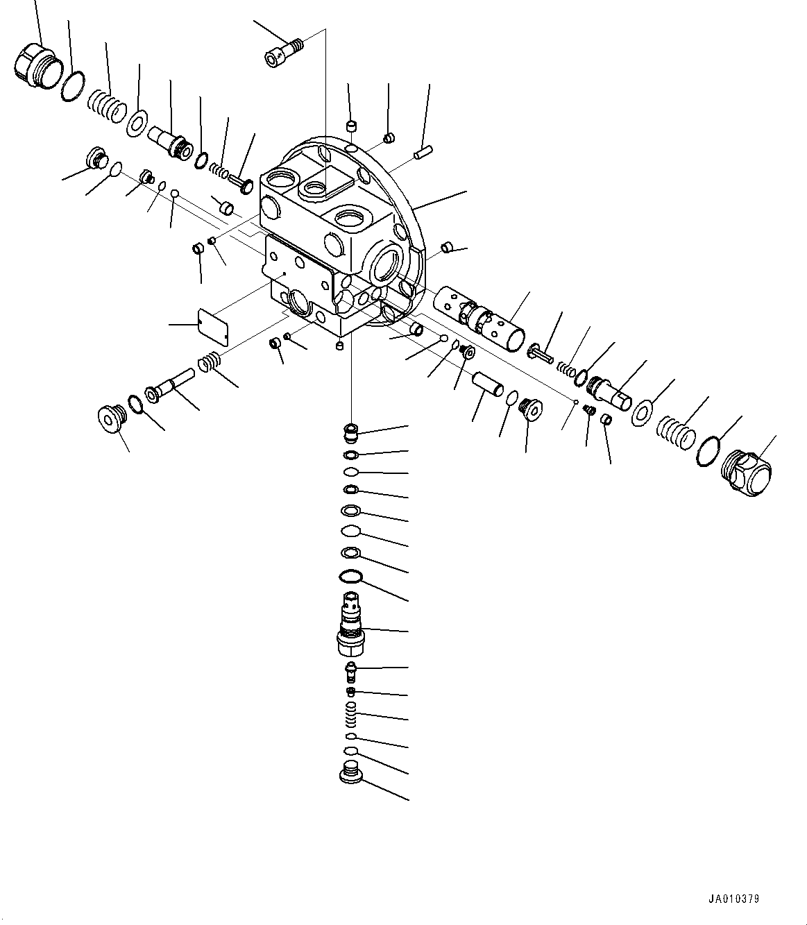 Flange Assembly TZ600D410001-B KOMATSU