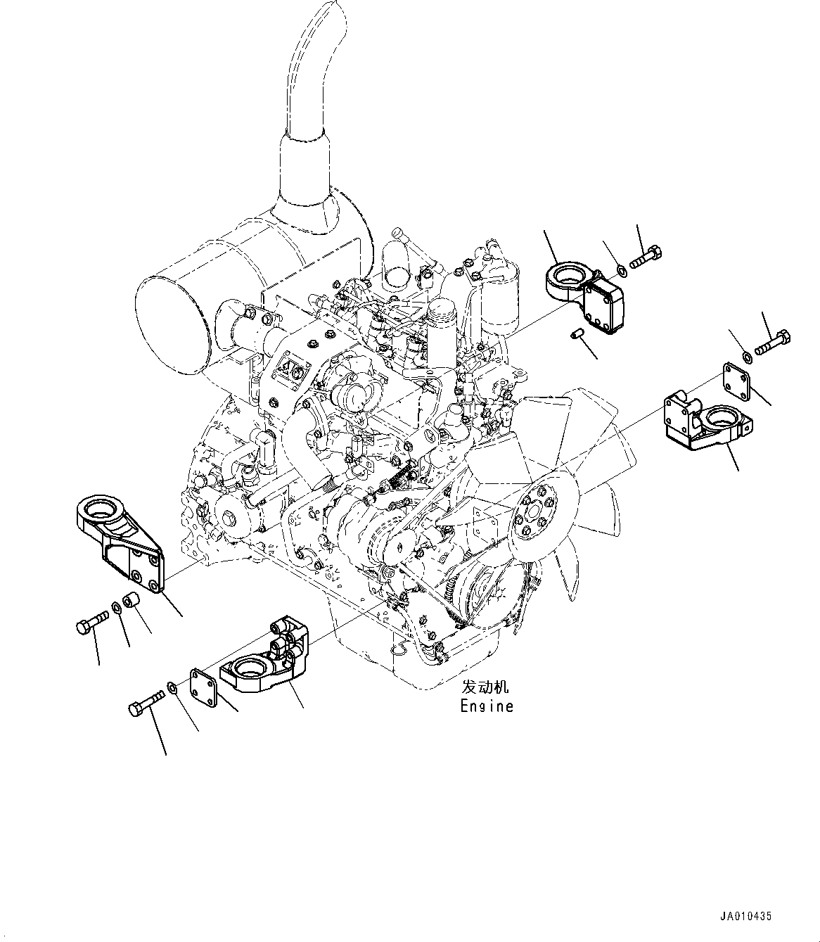 Пластина 22B-01-D1520 KOMATSU
