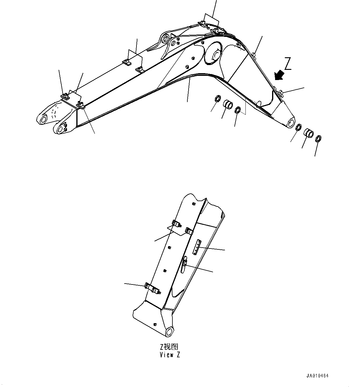 BOOM ASSEMBLY 202-70-01321 KOMATSU