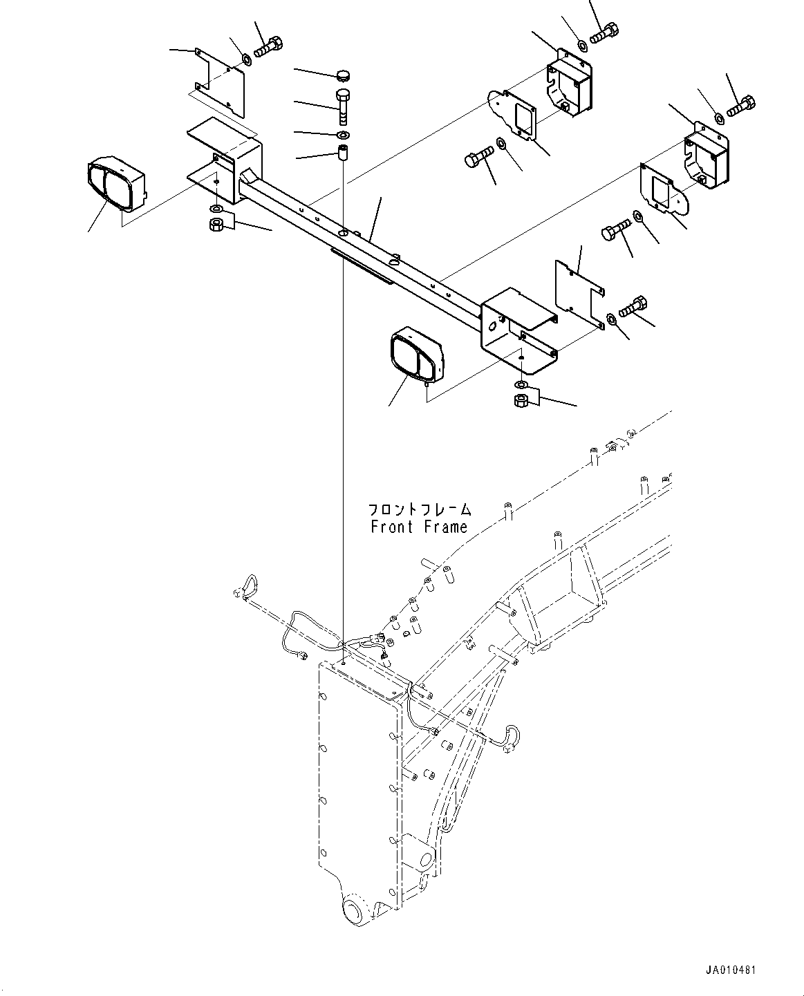 Крышка 23A-06-71251 KOMATSU