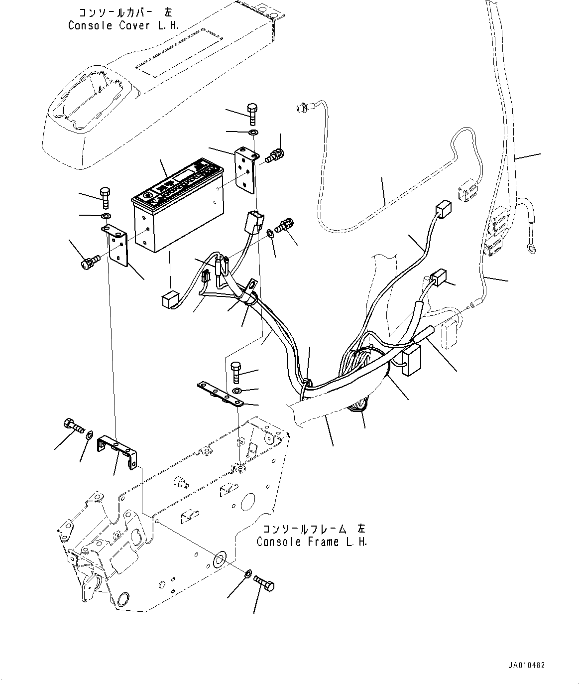 Wiring Harness(Floor Frame,Floor, Wiring Harness) (22B-06-31111) KOMATSU