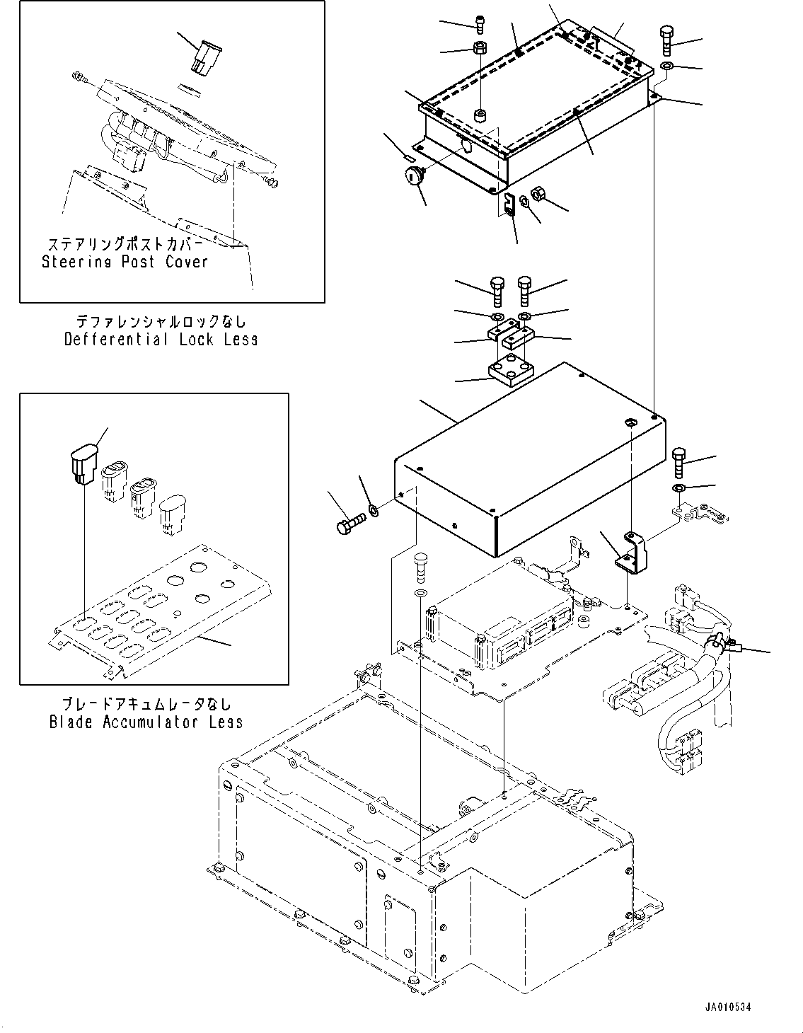 Box, Spare Parts 23B-54-75210 KOMATSU